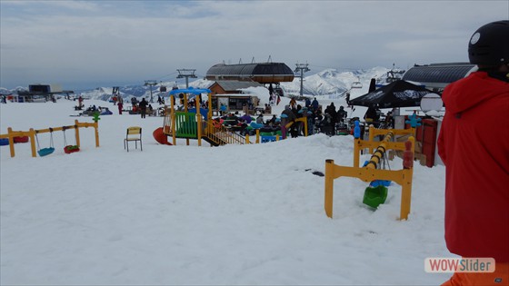 7.Tag mitten im Skigebiet