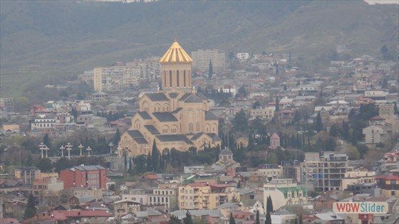 9.Tag Tiflis von oben